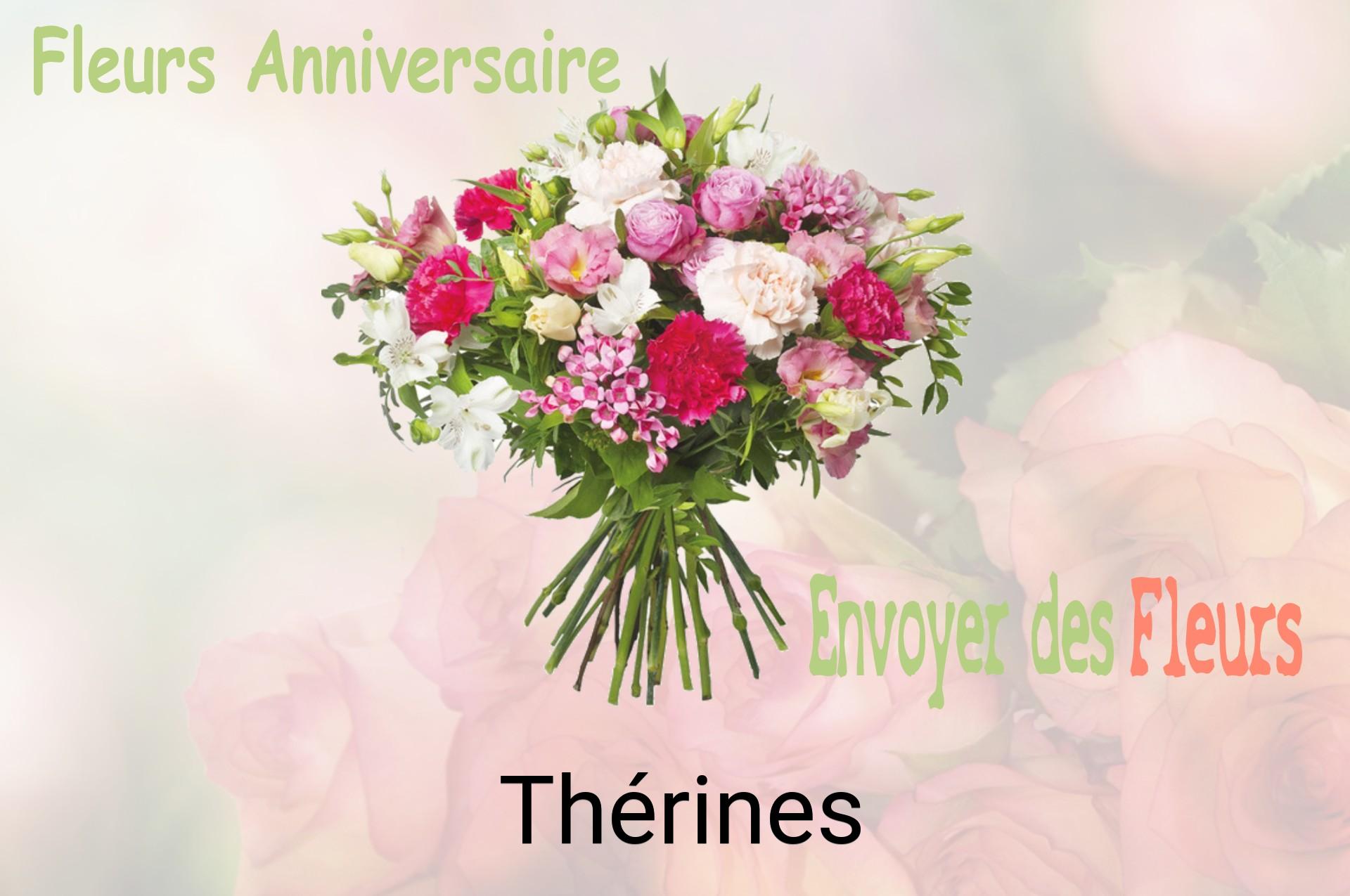 Bouquet de fleurs d’anniversaire livré à Thérines